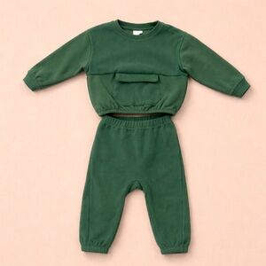 🐻 CAT & JACK FLEECE OUTFIT